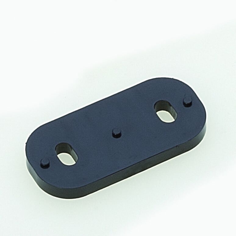 Basisplaat voor montage van RVS beugel schootklem