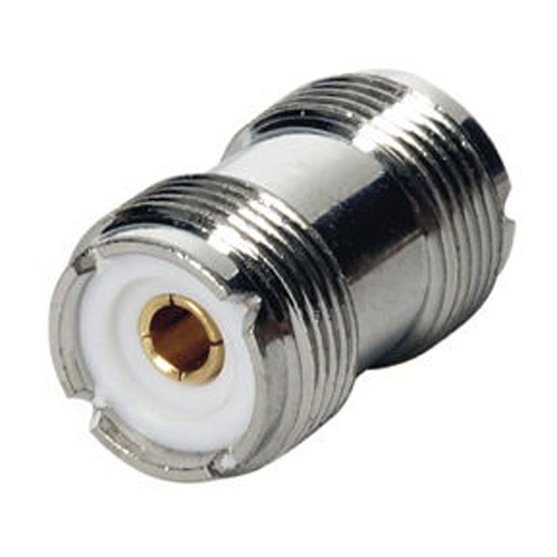 RG58/PL258/RA133 coaxkabel-koppelstuk vrouw-vrouw