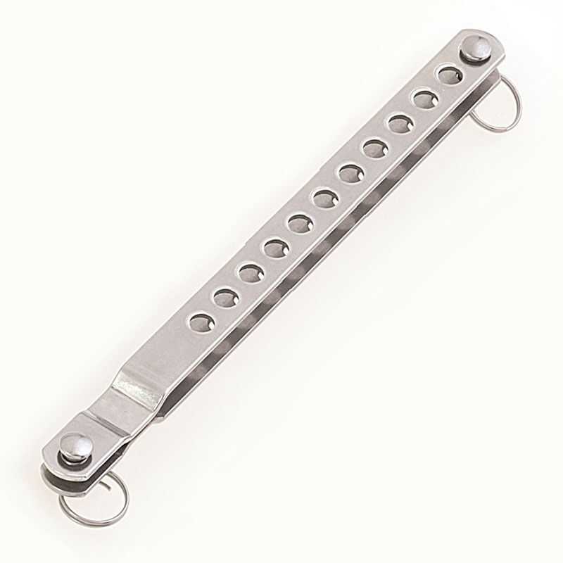 RVS verstagingversteller, 175 mm lang