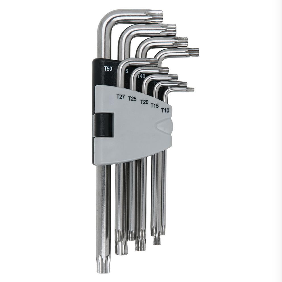 9-delige KS-tools® RVS Torx-sleutelset TX10-TX50